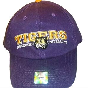 Lsu Tigers Mens Adult Top of the World Purple Strapback hat Dad hat New Ncaa
